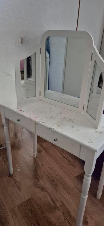 Kaptafel met spiegel