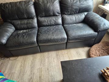 3 zits bank met 2 relax plaatsen