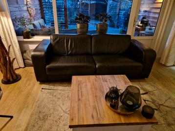 Mooie echt leren 3 zits