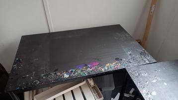 Ikea SANDSBERG Tafel, zwart, 110x67 cm