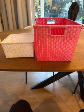 Twee leuke opbergmanden