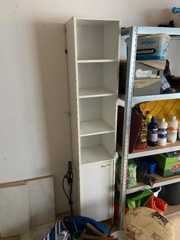 Badkamerkast (182 x 33 x 29 cm) wit gratis