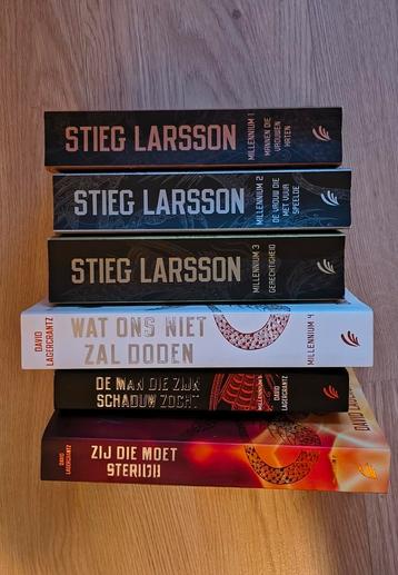 Complete serie Millennium Stieg Larsson deel 1 t/m 6