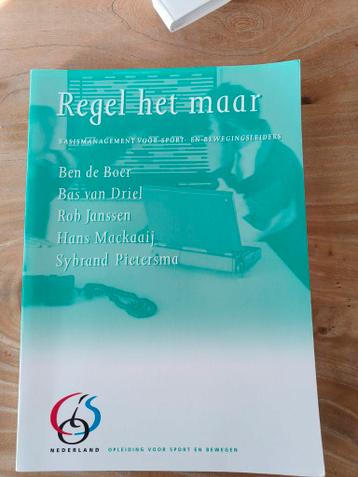 Regel het maar - Basismanagement voor sport