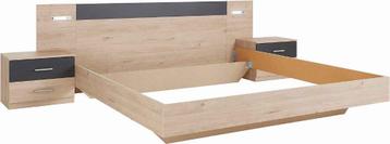 Wimex Slaapkamerset 180x200 Met Beliani Lattenbodem