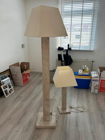 Marmeren lampen - set van 2