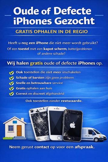 iPhone Gezocht - Defect geen probleem!