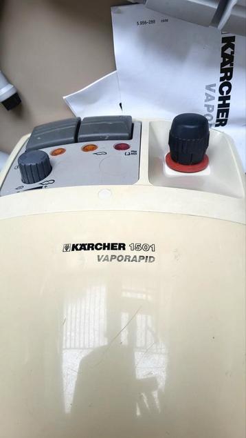 Vrijdag 27/2 uiterlijk weg Karher 1501 stoomreiniger