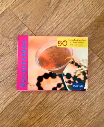 Receptenbox Cocktails met 50 receptenkaarten
