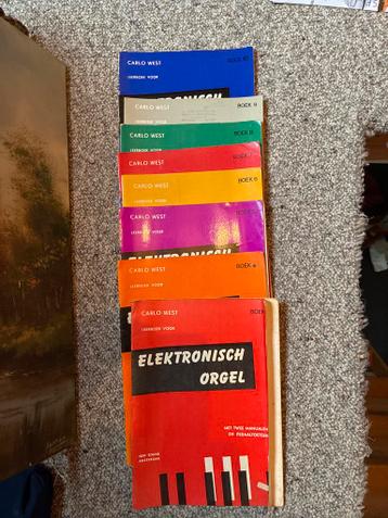 Carlo West Leerboeken Elektronisch Orgel - Complete Set?