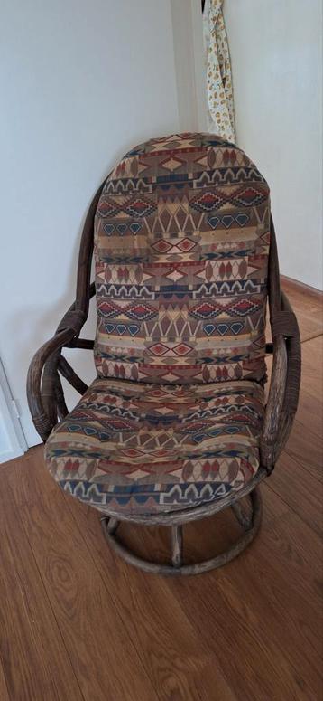 Vintage rotanstoel