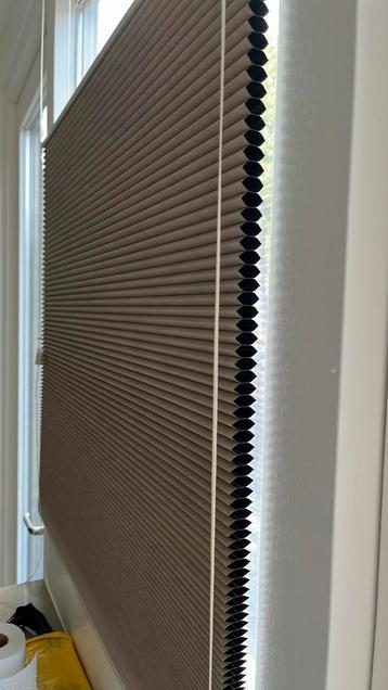 Veneta Plissé Gordijn Top Down Bottom Up - Warm Sand