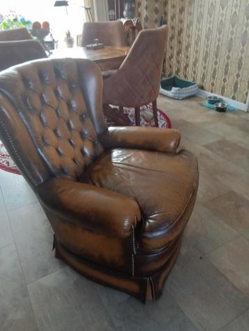 Lederen fauteuil