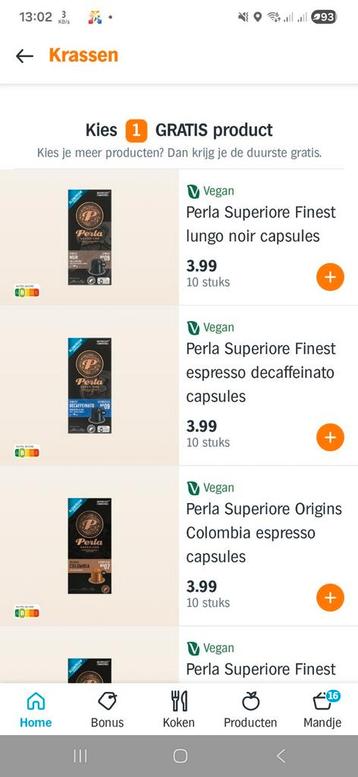 Gratis Perla capsules x10 van AH