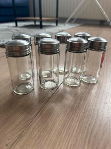 8 Kruidenpotjes / Specerijenpotjes