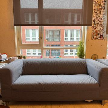 2x IKEA Klippan 2-zitsbank - Grijze hoes