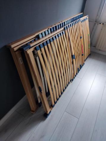 2x Verstelbare Lattenbodem + 2 Matrassen - Gratis!