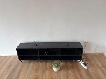 Zwarte tv meubel met opbergruimte