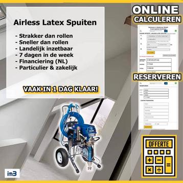 Alles wit gespoten in 1 dag klaar!