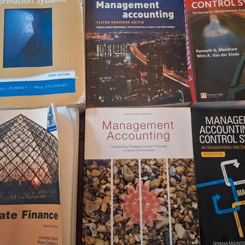 Studieboeken Management Accounting - Diverse Titels