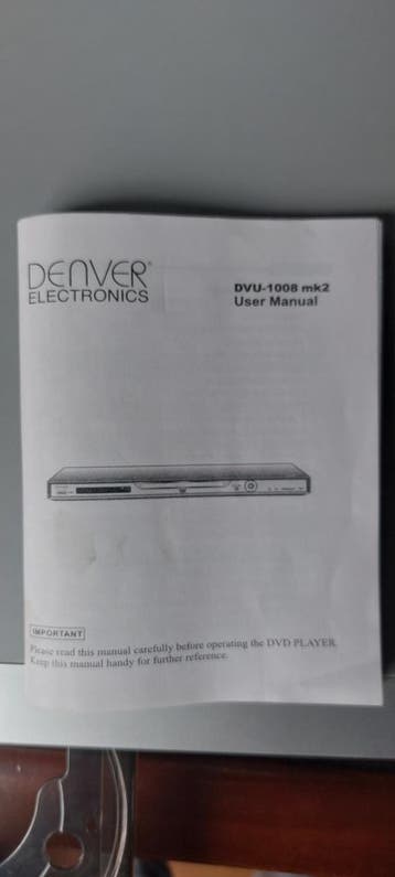Denver DVD-speler DVU-1008 mk2 - Gebruikt