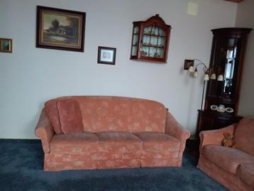 3-zits bank met veren