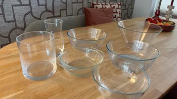 Vazen, saladeschalen en ovenschaal - Gratis ophalen