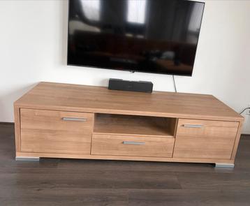 Licht eiken hout look TV meubel - Gratis af te halen!