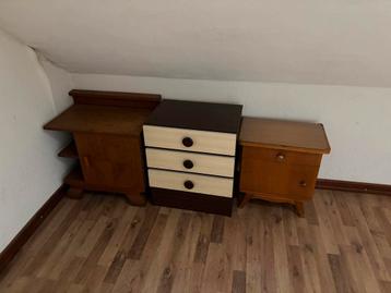 3 kleine nachtkastjes - gratis af te halen