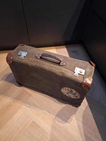 Vintage koffer bruin