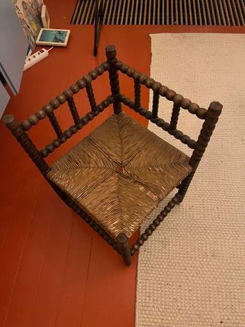 Vintage Rieten Stoeltje