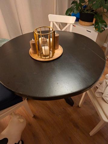 Massief houten ronde eettafel - 120cm