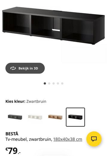 Besta toppaneel - Zwartbruin (NIEUW in de doos)