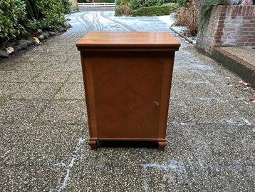 Vintage naaimachine kast / meubel dressoir - massief hout