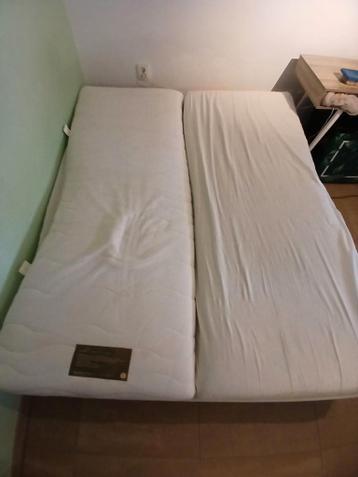 2 keer 1 persoons matrassen gebruikt