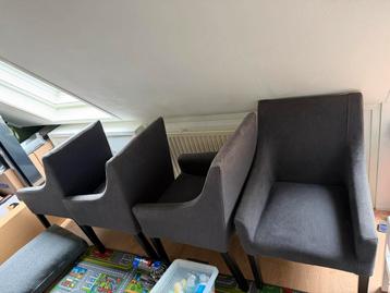 IKEA Eetkamerstoelen met wasbare hoes - Gratis af te halen!