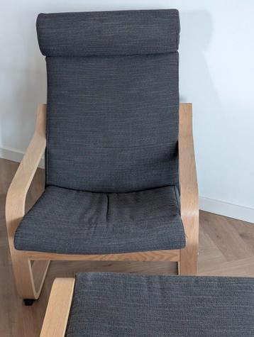 IKEA POÄNG stoel incl voetenbank (gratis ophalen)