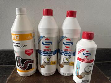 Gratis 3 flessen keukenontstopper (HG en Super)