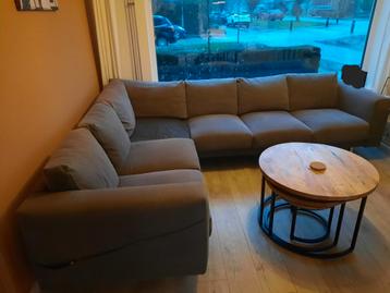 Hoekbank grijs / antraciet