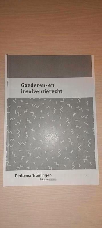GRATIS EUR Rechten samenvatting goederen en insolventierecht