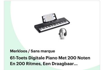 Gratis digitale piano – zelf ophalen