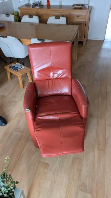 Luxe leren relaxstoel