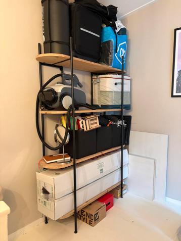 Houten (stelling)kast