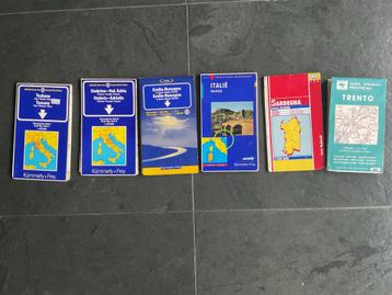 Diverse Italiaanse wegenkaarten