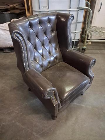 Gratis afhalen, lederen fauteuil.