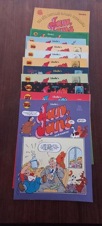 Gratis: Jan, Jans en kinderen stripboeken, 11 stuks
