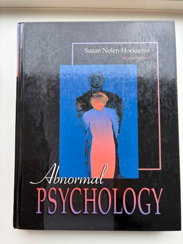 Abnormal Psychology - Susan Nolen-Hoeksema 2nd edition 2001