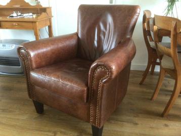 Vintage Leren Fauteuil