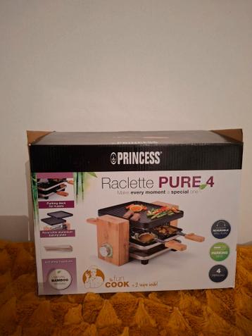 Gourmetstel Princess Raclette Pure 4 - Zo goed als nieuw