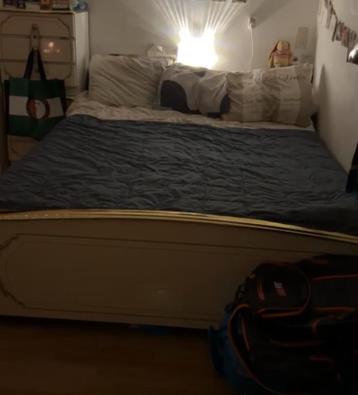 Gratis ophalen 2-persoonsbed incl. Hoofdbord en nachtkastjes